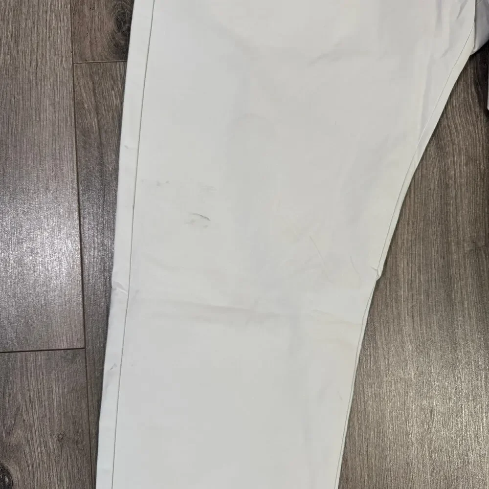 J.Crew Flex Slim-Fit Tech Chino Pants 35x32 Stone Gray Moisture Wicking Stretch